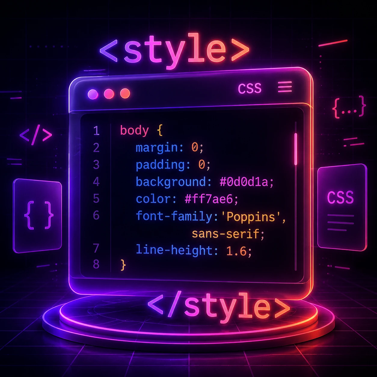 تگ style